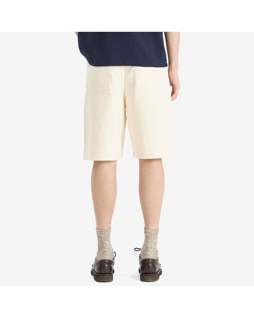 Drole de Monsieur Natural Ecru Baggy Shorts for men