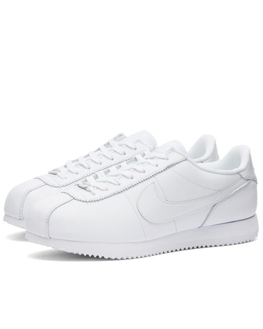Nike White W Cortez 23 Premium Sneakers