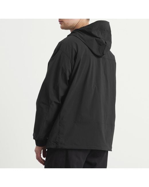 Snow Peak Black Utility Parka for men
