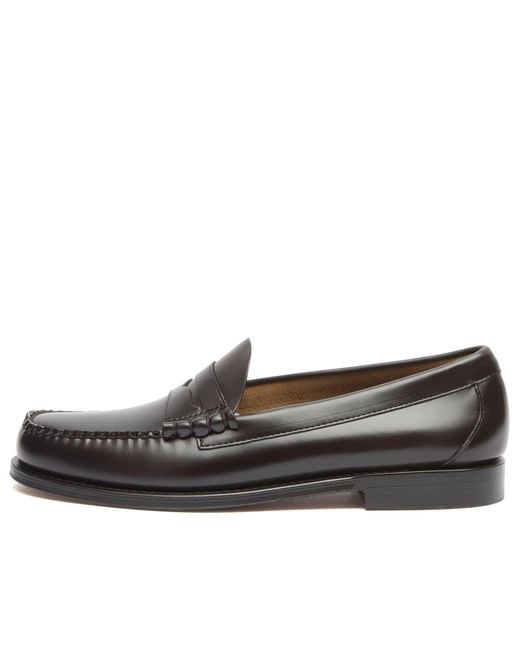 G.H.BASS Black Larson Penny Loafer for men