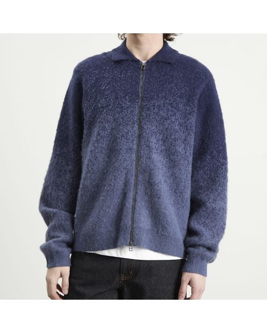 Dime Mohair Double Zip Knit in Blue for Men | Lyst