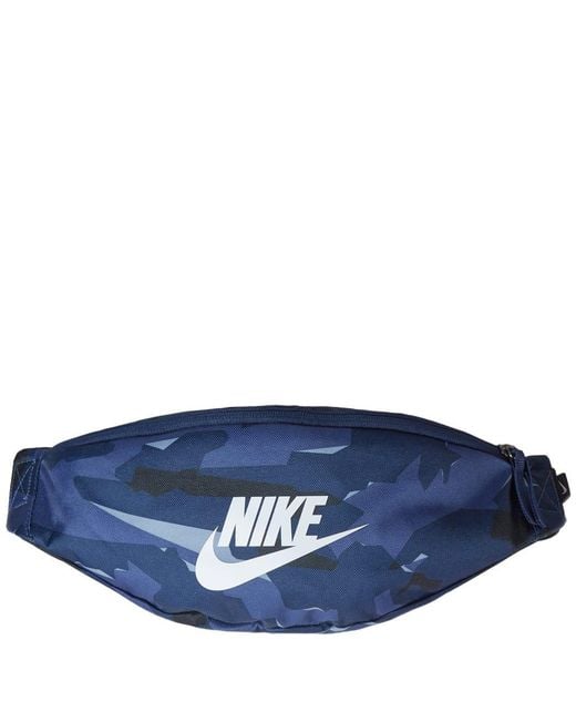 Nike Camo Bumbag In Blue for men