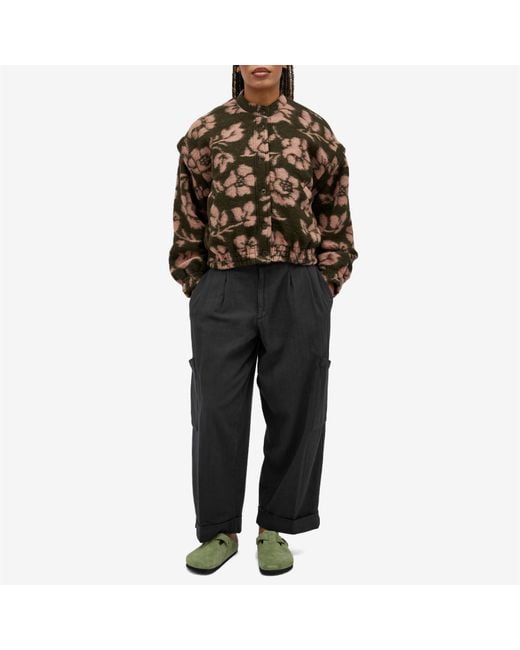 YMC Gray Grease Wide Trousers