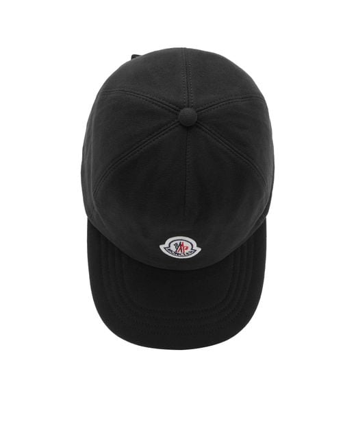 Moncler Logo Baseball Cap in Black for Men Lyst UK