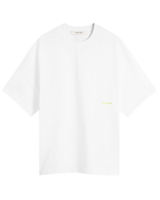 About Blank White Box Logo T-Shirt for men