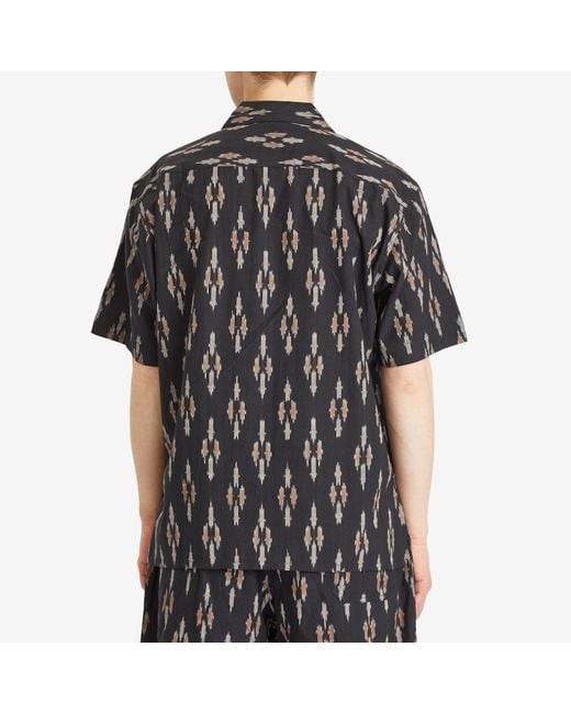 Kardo Black Pedro Handwoven Vacation Shirt for men