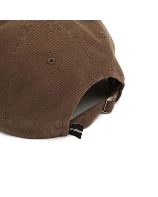 Thisisneverthat Brown T-Logo Cap for men