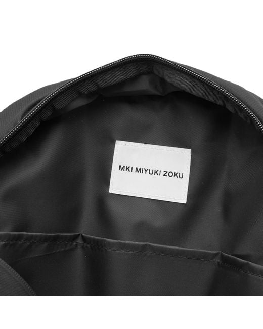 MKI Miyuki-Zoku Black Ripstop Backpack for men