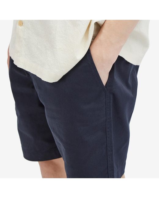 Universal Works Blue Beach Shorts for men