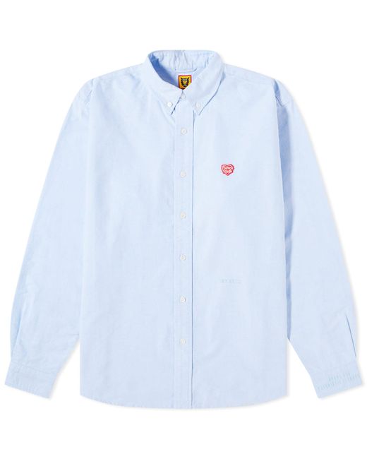 Human Made Blue Oxford Button Down Shirt for men