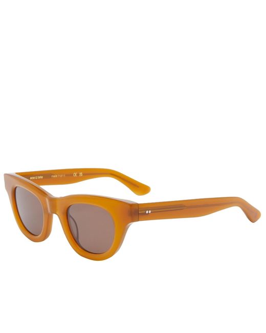 ACE & TATE Brown Oshin Sunglasses