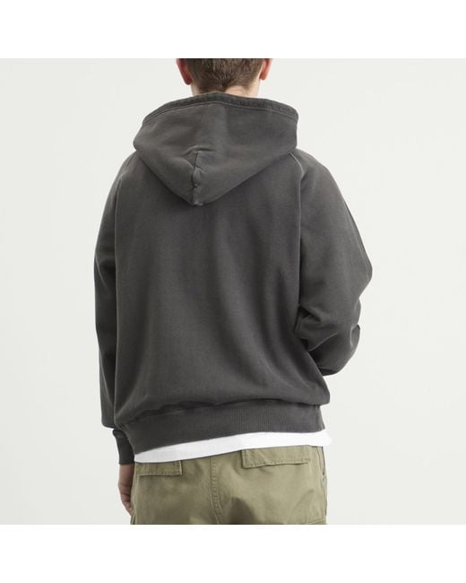 Neighborhood Gray Pigment Dyed Sweat Hoodie for men