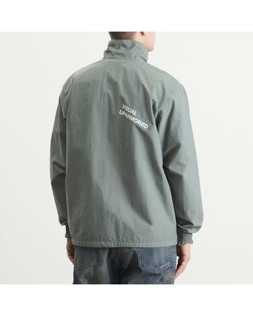 (w)taps Gray Track Jacket for men