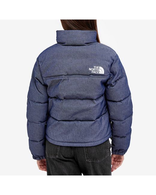 The North Face Blue 92 Reversible Nuptse Jacket