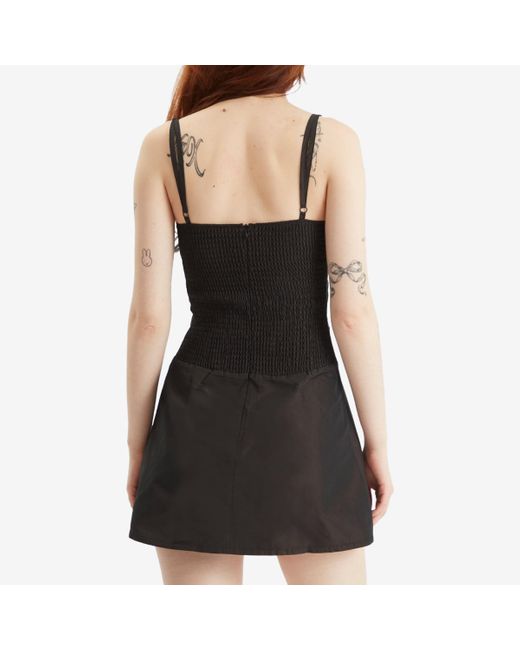 Peachy Den Black Michele Mini Dress
