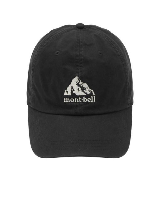 Montbell Black Washed Out Cap for men