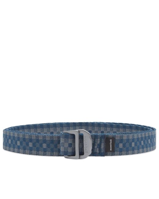 Montbell Blue Webbing Belt for men
