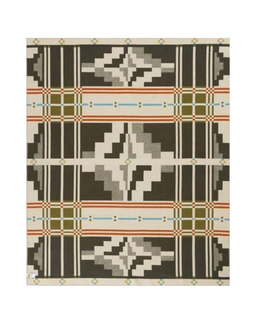 Pendleton Green Jacquard Napped Throw