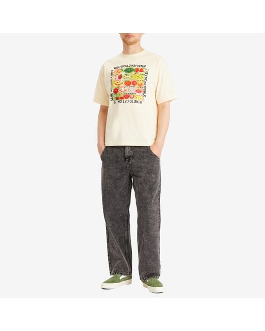 Market Natural Smiley Same Page T-Shirt for men