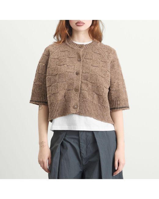 YMC Brown Kwai Knit Top