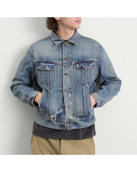 Mastercraft Union Blue Edo Vintage Denim Jacket for men