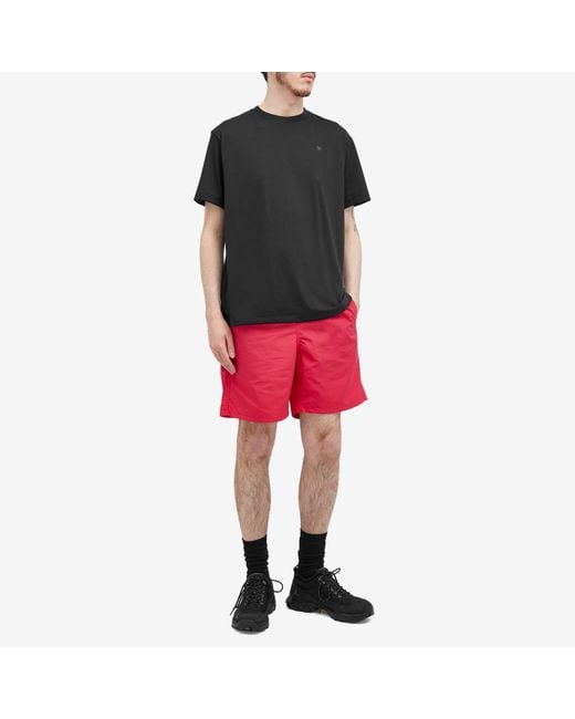 Goldwin Red 7" Nylon Shorts for men