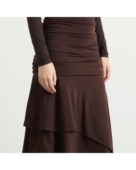 Feners Brown Gresca Skirt