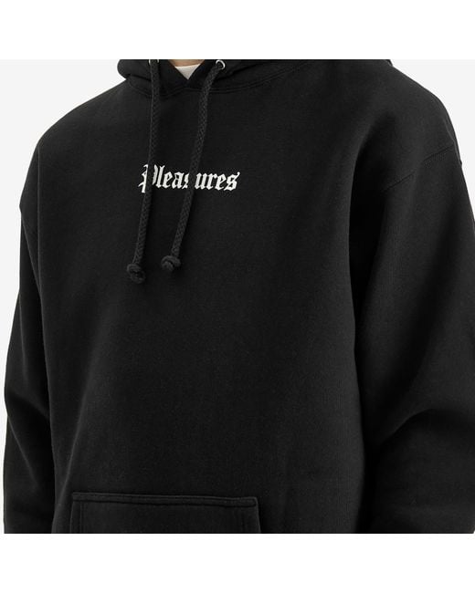 Pleasures Black Burn Again Hoodie for men