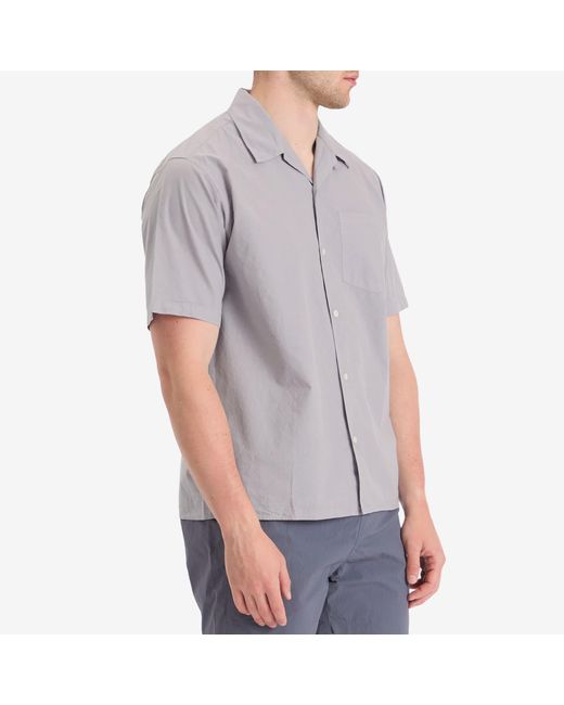 Norse Projects Purple Carsten Cotton Tencel Shirt for men