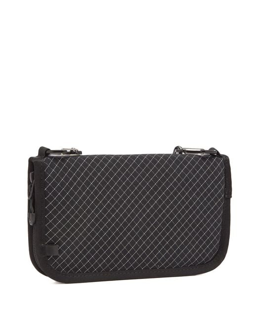And Wander Black Reflective Ripstop Pouch for men