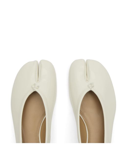Maison Margiela Metallic Tabi Ballerinas