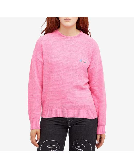 Bape jumper pink hotsell