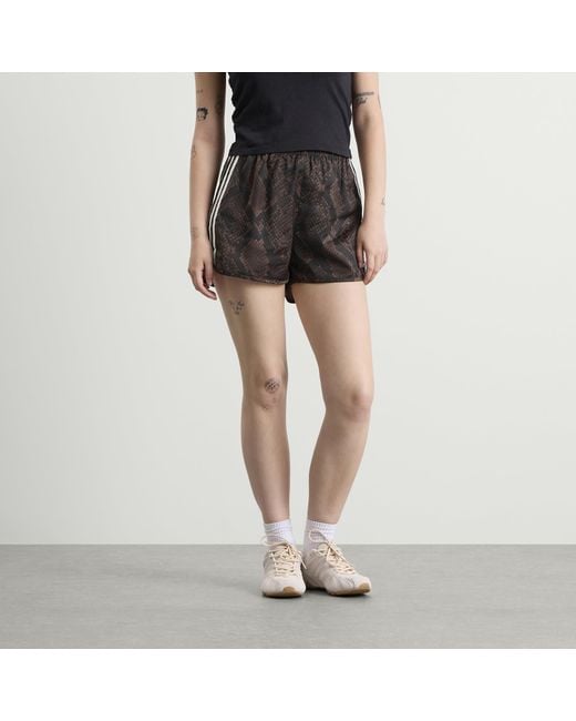 Adidas Black Satin Shorts