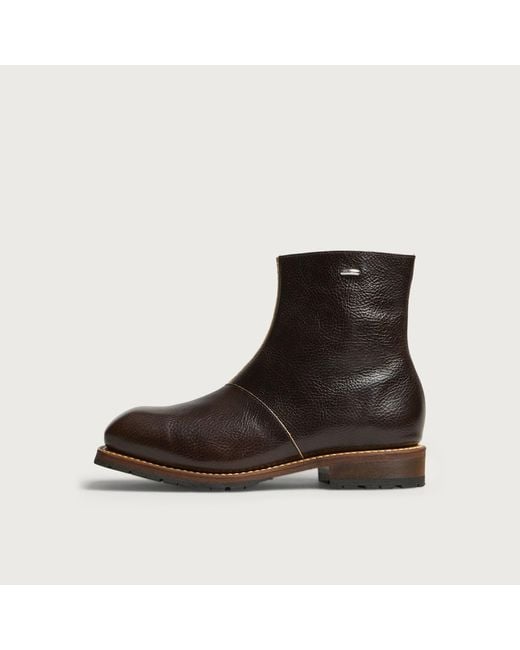 Our Legacy Black Leather Engine Boot for men