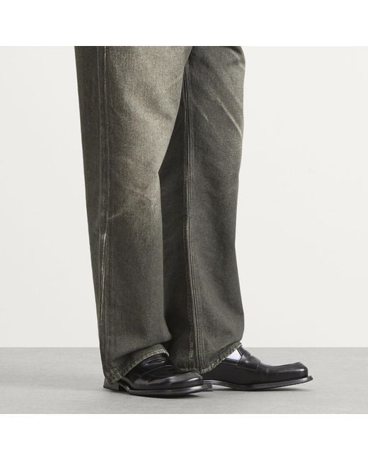 Eytys Black Savant Leather Loafer for men