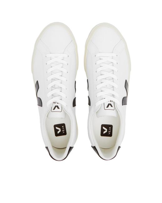 Veja White Esplar Clean Leather Sneakers for men