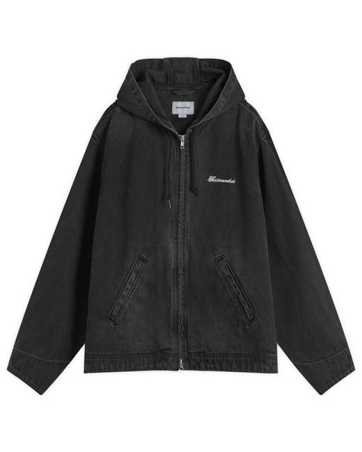 Thisisneverthat Black Washed Carpenter Jacket for men