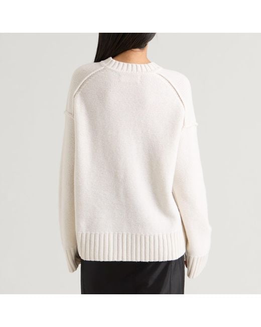 Samsøe & Samsøe White Sakeiku Samsøe Sweater