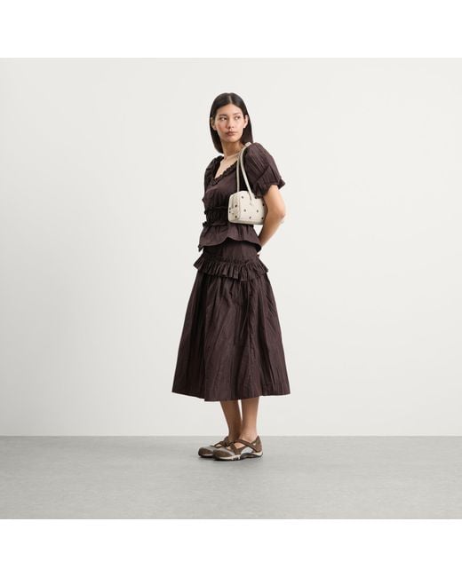 Damson Madder Black Everly Ruffle Blouse Presented By End