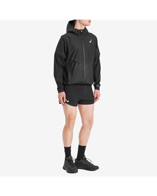 Nike Black Aeroswift Breathable Jacket for men