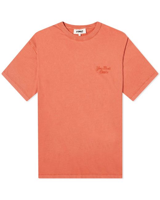 YMC Orange Triple T-Shirt for men