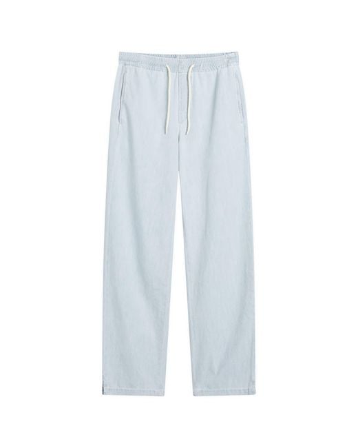 A.P.C. Blue Vincent Denim Drawstring Trousers for men