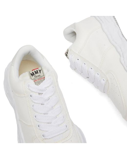 Maison Mihara Yasuhiro White Wayne Original Low Leather Sneaker
