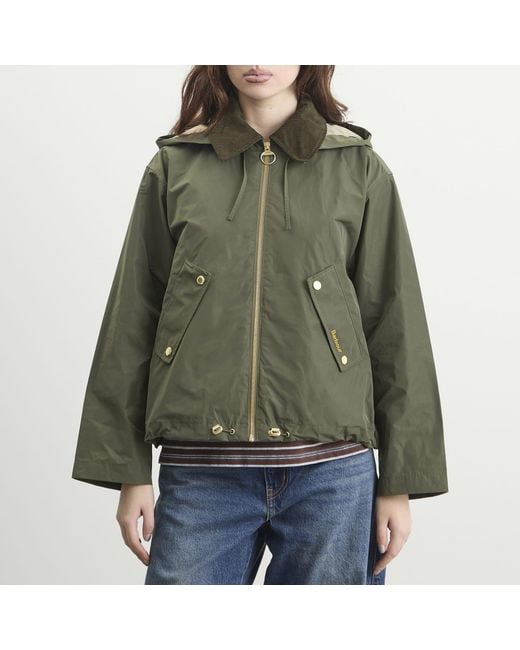 Barbour Green Weaver Showerproof Jacket