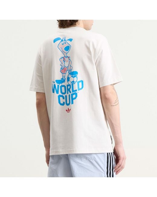 Adidas White Mascot T-Shirt for men