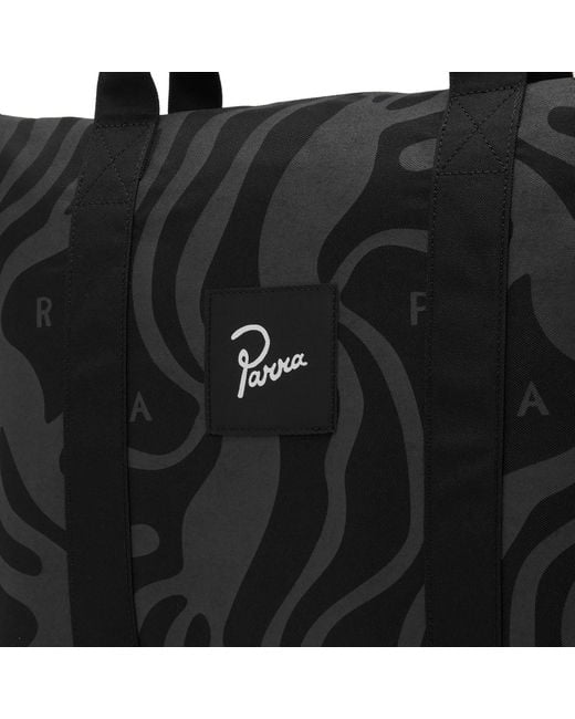 by Parra Black The Blob Tote Bag for men