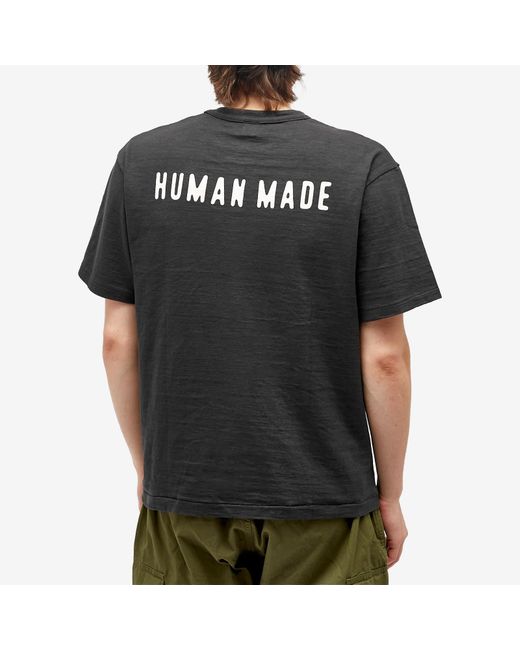 Human Made Black Preppy Tiger T-Shirt for men