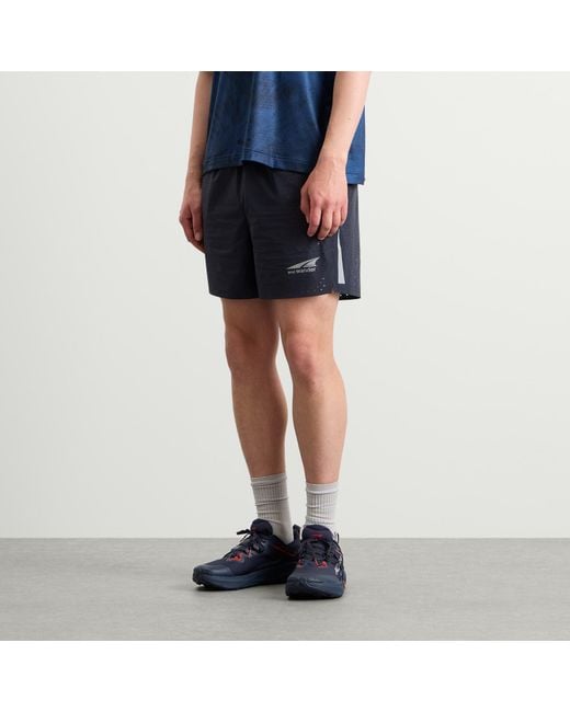 And Wander Blue X Altra Ventilation Shorts for men