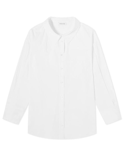 Anine Bing White Mika Shirt