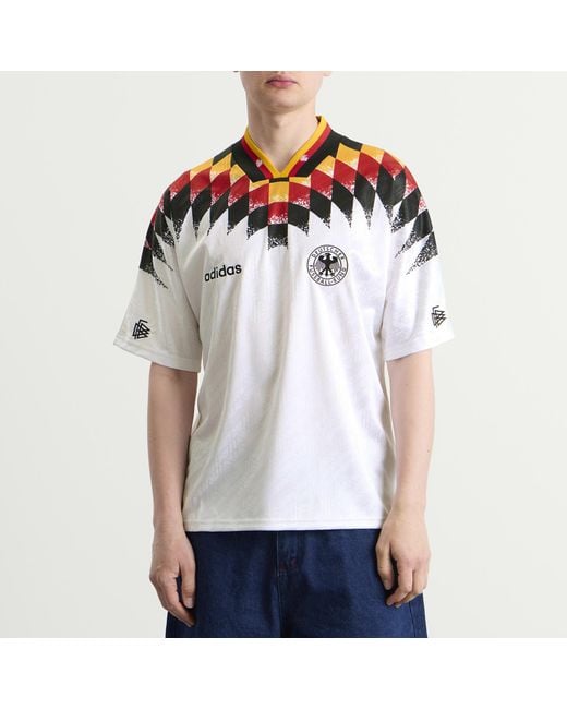 Adidas Blue Germany 1994 Home Jersey Top for men